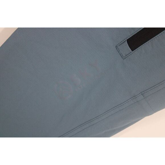 SKY MANUFACTURING BLUE NYLON STRETCH HIKING JOGGING PANTS SIZE M NWT SAMPLE - Picture 5 of 9
